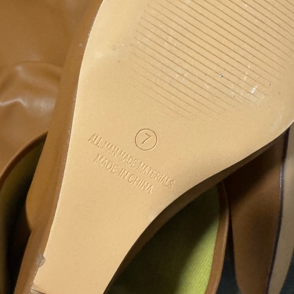 Fashion Nova Tan Over-the-Knee Boots - Picture 3 of 3